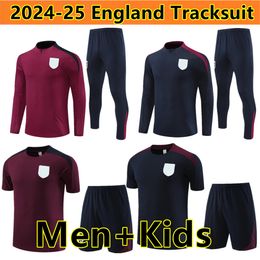 24 25 Engeland Sportswear voetbalkits Trainingskits Kane Sterling Ziyech Mont Foden 24/25 CF Engeland Trainingskits Menand Children 'National Football Set Uniform