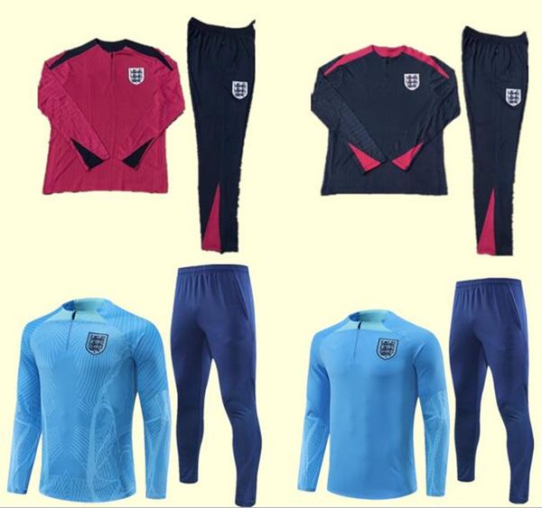 24 25 Inglaterra kits de fútbol kits de entrenamiento Kane Sterling Ziyech Mont Foden SA23/24 CF Inglaterra Kits de entrenamiento Menand Children 'Fútbol Nacional Set uniforme