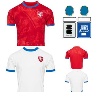 24 25 Euro Cup Tsjechische Republiek voetbal 19 Tomas Chory Jersey Nationaal Team 4 Ladislav Krejci 7 Antonin Barak Tomas Soucek Patrik Schick David Zima voetbalshirtkits