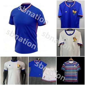 24/25 Euro Cup Franse thuis weg MBAPPE voetbalshirts DEMBELE COMAN SALIBA KANTE Maillot De Foot Equipe Maillots GRIEZMANN Kinderen Heren Dames Fans Speler Voetbalshirt