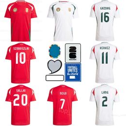 24 25 Euro Cup 7 Nego Soccer Jerseys National Team 15 Kleinheisler 17 styles 11 Kerkez 16 Gazdag 7 Dzsudzsak 15 Kata 14 Bolla 10 Szoboszlai Football Shirt Kits Xiongyali