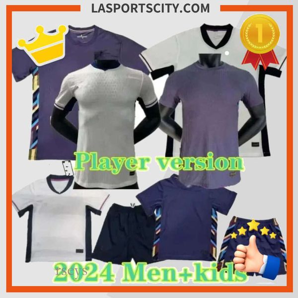 24/25 Euro Cup New Englands Jersey BELLINGHAM Local Visitante 2024 2025 Jersey de fútbol ARROZ SAKA FODEN RASHFORD STERLING STONES GREALISH KANE Hombres Niños niñas camiseta de Inglaterra