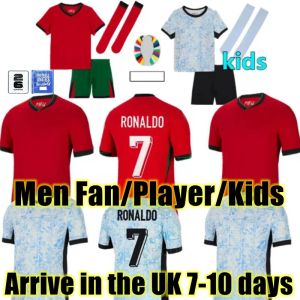 24 25 Euro Cup Portuguesa Portugal voetbaltruien Ruben Ronaldo Portugieser 2024 2025 Portugese voetbalhemd Mannen Kit Sets Team Portugals Tops