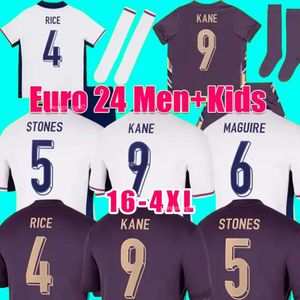 24 25 Euro Engelse voetbalshirts SAKA FODEN BELLINGHAM RASHFORD STERLING GREALISH 2024 2025 Nationaal team KANE Voetbalshirt Kit Rode shirts Wit Blauw Heren 11 86