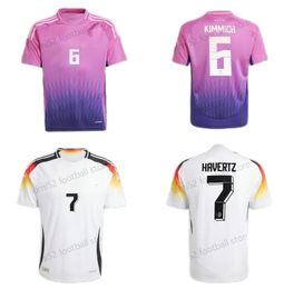 24 25 Duitsland European Cup Soccer Jerseys Hummels Kroos Gnabry Werner Draxler Reus Muller Gotze Football Shirt Men Women Kids Kit Fans spelerversie