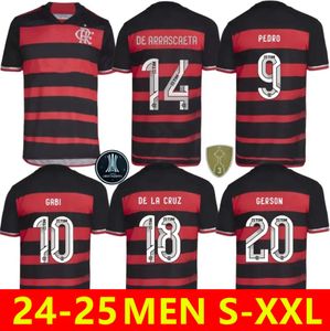 24/25 maillots de football Flamengo PEDRO DIEGO GERSON GABI LORRAN PULGAR fans 2024 2025 maillots de football camisa de futebol