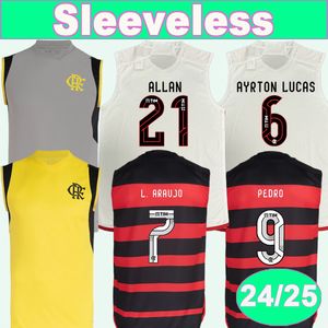 24 25 Jerseys de football pour hommes de Flamengo Gest Pedro Gabi L. Ortiz Erick L. Araujo Gerson de Arrascaeta Allan Home Away Training Wear Football Shirts