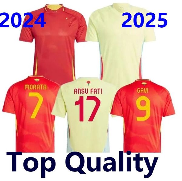 24 25 camiseta de fútbol ASENSIO MORATA 2024 Campeonato de Europa selección española camiseta de fútbol 25 conjunto infantil masculino camiseta de local y visitante FERRAN RODRI