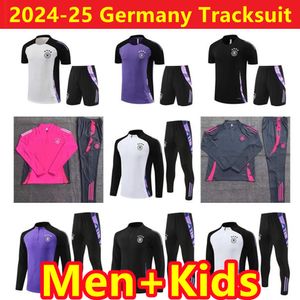 24 25 ALLEMAGNE TRACHESTUST TRACHINGSANZUG Kroos Gnabry Werner Draxler Reus Muller Gotze Football Shirt 2024 ALLEMAGNE TRACK TRACK SUIT Men Kid Kit Sportswea