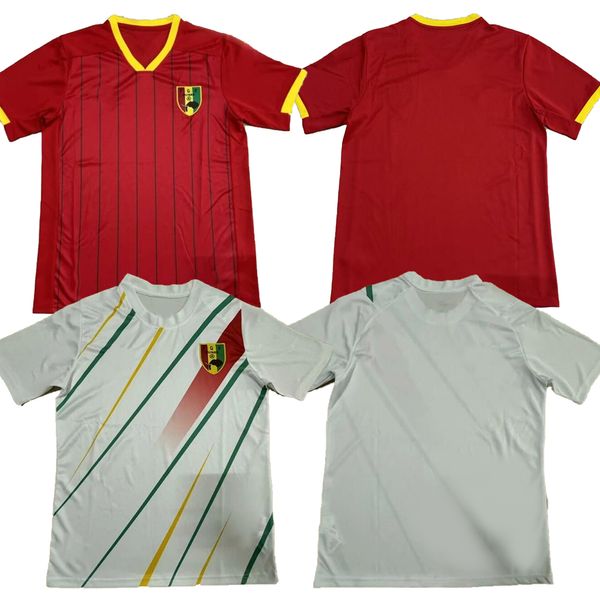 24-25 Guinée HOME loin maillots de football blancs Thai Quality kingcaps boutique en ligne locale dhgate Discount Design sports en gros