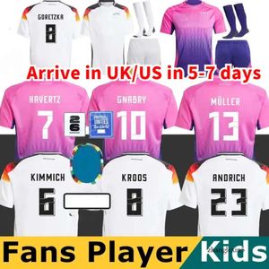 24 25 Havertz Brandt Sane Soccer Jersey 2024 Euro Cup Germanys National Team Football Shirts 2025 Men Kids Kit Set vrouwen thuis weg Purple Gnabry Muller Hofma 74