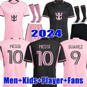 24 25 INTER MiaMi Voetbalshirts CF Matuidi HIGUAIN CAMPANA YEDLIN BECKHAM MLS Voetbal 2024 2025 MESSIS Thuis Uit Argentinië Shirt Heren Kindertenues Speler Fans Ve XIUK