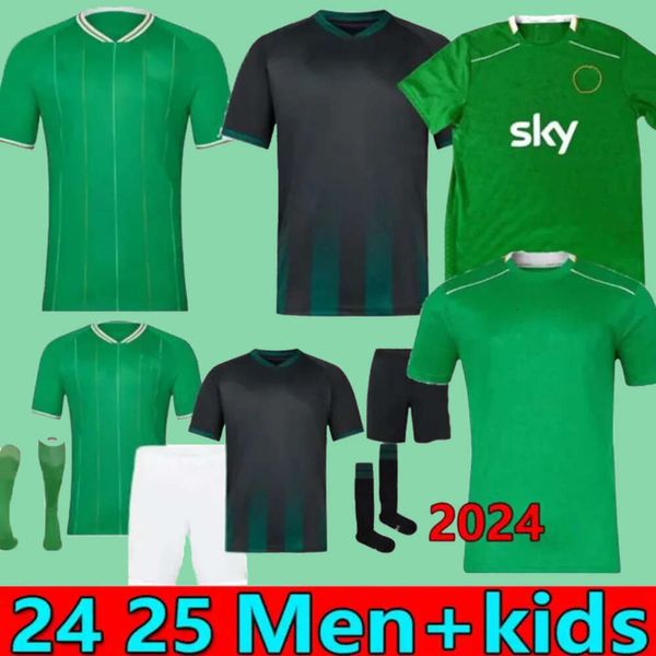 24/25 Irlande Soccer Jersey 2024 Kit Kit Robinson Obafemi Home Away Away 24/25 National Qualifier Special 2025 Football Shirt Green White Ferguson Browne