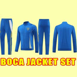 24 25 Jacket Set Boca Juniors Training Jerseys 24 25 Football Shirts Cavani Janson Medina Villa Fernandez Benedetto Zeballos Blonde Barco Taborda