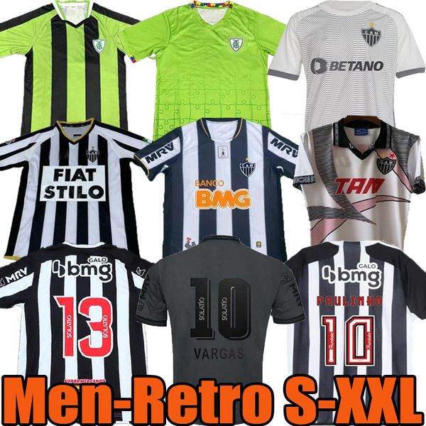 2024 25 America Mineiro Mens Soccer Jerseys 2003 1996 Retro Fabinho Juninho Azevedo Home Edition Special Edition Vintage Camisas Football Shirt Shirt Shirts à manches courtes