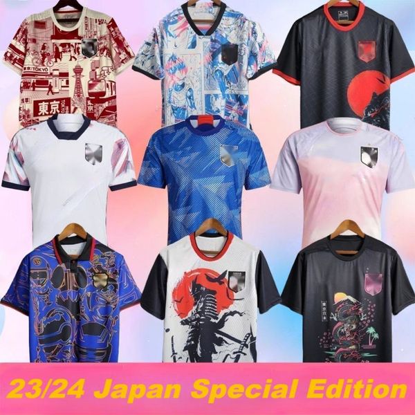 24 25 Maillot de football du Japon Dessin animé ISAGI ATOM Tsubasa Minamino Hinata Doan Kubo Ito Itakura Maillot de football du Japon Édition spéciale Édition spéciale Dragon chinois