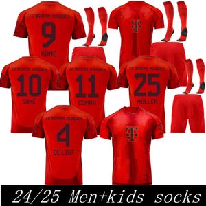 S-4xl Kane Musiala 23 24 25 Soccer Jerseys Bayern Sane Kimmich Munich Muller Davies Coman 2023 2024 2025 Football Shirt Goretzka Gnabry Minjae Jersey Men Kids Kit Kit Kit