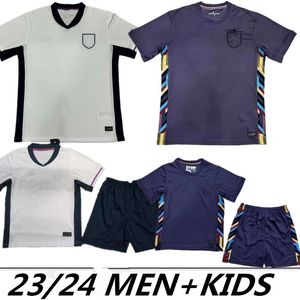 24 25 Kane Foden Soccer Jerseys Home National Englands Sterling Saka Rashford Barkley Sancho Mount Grealish Men Kid Kit Kit Football Shirt