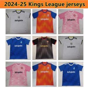 24/25 Kings League Soccer Jerseys Pio Ultimates Mostoless El Barrio Aniquiladores 2024 2025 Fronaldinho Chicharito voetbalshirt S-2xl Hot Soccer Jersey