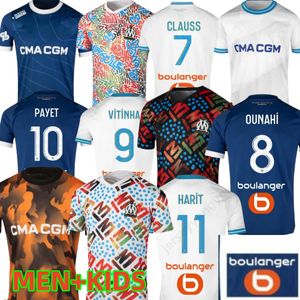 24 25 Marseille Special Soccer Jerseys 2023 2024 MAILLOT FOOT OM VItinha Guendouzi Gigot Gerson Payet Clauss Football Shirts Men Kids Uniform Fans Joueur Ver