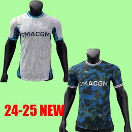 24 25 Marseilles Special soccer jerseys 2024 2025 maillot foot OM VITINHA GUENDOUZI GIGOT GERSON PAYET CLAUSS football shirts men kids Uniform Fans Player