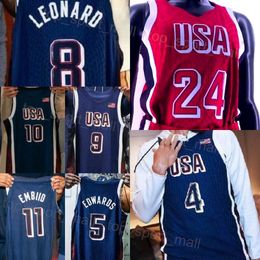 24 25 Hombres 7 Kevin Durant Basketball Jerseys Equipo nacional de EE. UU. 15 Devin Booker 10 Jayson Tatum 12 Jrue Holiday 9 Tyrese Haliburton 5 Anthony Edwards 6 LeBron James