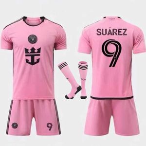 24-25 Miami jersey maat 9 Suarez maat 10 voetbalshirt voor thuis en uit volwassen kinderen