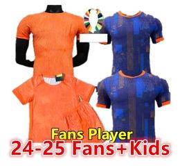 24 25 Pays-Bas MEMPHIS Coupe d'Europe 23 24 Maillot du club Holland DE JONG VIRGIL DUMFRIES BERGVIJN Chemise 2024 KLAASSEN BLIND DE LIGT hommes enfants kit football shirt66