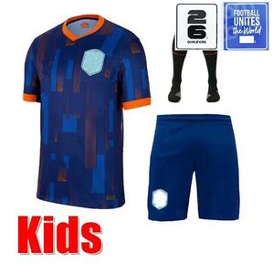 24 25 Países Bajos Memphis Holland Soccer Jersey 2024 Euro Cup 2025 Holandés Equipo Nacional Camisa de fútbol Men Kits Kits Full Memphis Xavi Gak 6972