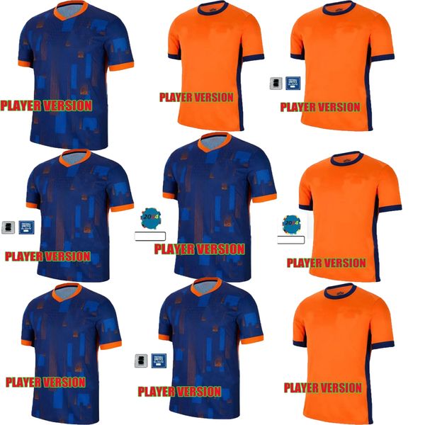 24 25 PAYS-BAS La qualité la plus vendue Maillot de football du club MEMPHIS Holland Coupe de l'Euro Chemise de l'équipe nationale néerlandaise Kit homme Ensemble complet Home Away Version joueur MEMPHIS XAVI