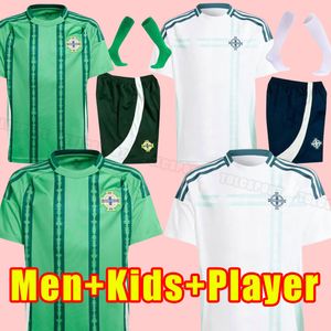 24-25 Irlande du Nord Child Soccer Jerseys Kit à la maison