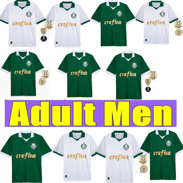 24 25 Palmeiras Meilleure qualité DUDU Soccer Jerseys 2024 Accueil vert BRENO LOPES RONY G.GOMEZ Chemise Away D.Barbosa LUCAS LIMA G.MENINO MINA G.VERON homme kit uniformes de football