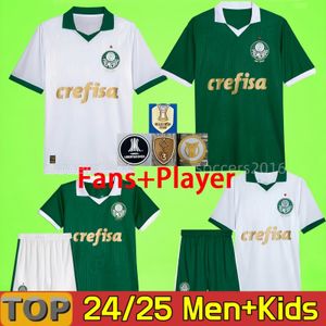 24 25 Palmeiras camisetas de fútbol hombres conjuntos kit para niños ENDRICK DUDU RONY G.GOMEZ ESTEVAO VEIGA M.LOPEZ MURILO PIQUEREZ 2024 2025 camiseta de fútbol Fans Player versión hogar lejos