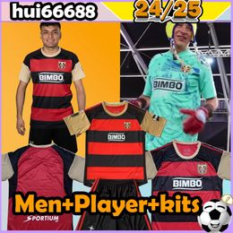 24/25 Peluche Caligari Soccer Jerseys 2024 2025 L.Jackson Furby Dustinn Furby Dani Lopez Diego Corona Home Men Kit Kids Football Shirts