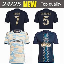 24 25 Philadelphia Soccer Jerseys Union Player versie 2024 2025 Home Away Gazdag bedoya Carranza Uhre Martinez McGlynn Glesnes Mbaizo voetbalshirt