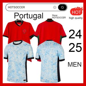 24 25 Portuguesa Portugal Soccer Jerseys FERNANDES RONALDO Cristiano Portugieser 2024 Euro Cup Football Shirts Hommes Kit Équipe B.FERNANDES JOAO FELIX Al HOTSOCCER