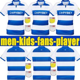24 25 Queens Park Rangers Mens Soccer Jerseys Willock Amos Roberts Dykes Johansen Football Shirts Short Manneve Uniforms 2024 2025 Home Away QPR