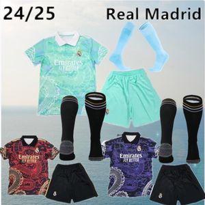 24/25 Real Madrid Madrid BELLINGHAM MODRIC VINI JR Adulte Camicetta No. 8 Champion Jersey Soccer 2024 Édition spéciale Chinois Loong Benzema Ballon Football
