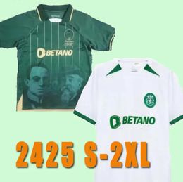 24 25 S-4XL Sport CP 23 24 Lisboa Soccer Jerseys Home Green Lisbonne spéciale Jovane Sarabia Vietto Maillot Jersey Sporting Club de Football Shirt