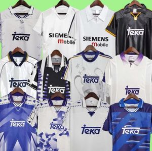 Madrids Retro voetbalshirts Real 92 94 96 97 98 99 00 01 02 03 04 05 RONALDO RAUL DI STEFANO FIGO ZIDANE SUKER R.CARLOS PIRRI MICHEL HIERRO 2001 2002 voetbalshirt uniform