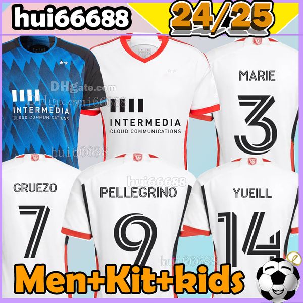 24/25 de San José camisetas de fútbol Espinoza Pellegrino 2024 2025 Home Away Men Kit Kits Football Camisetas