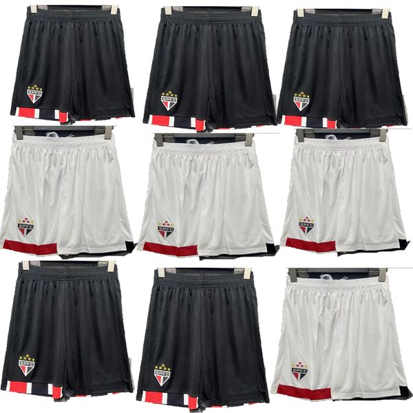 24/25 SAO PAULO BRAZILIAN Club de football Club Soccer Shorts Luciano Miranda Rafinha J.Calleri Eder Luciano Alisson Nikao Gabriel G.Sara Football Men Pants à la maison