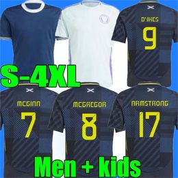 24 25 Ecosse 150e anniversaire 2024 Maillots de football TIERNEY DYKES ADAMS Maillot de football CHRISTIE McGREGOR MCGINN McKENNA Hommes Kit Enfants Uniformes Hommes Enfants