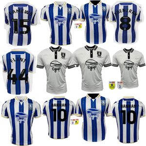 24/25 Sheffield Wednesday Calidad y cómodo con camisetas de fútbol Heneghzn Adeniran Famewo Delebashiru Flint Will Vaulks Callum Smith Football Shirts Hombre