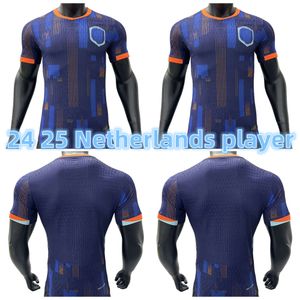 24 25 Voetbalshirt Nederland MEMPHIS Holland Jerseys JONG VIRGIL DUMFRIES 2024 BERGVIJN Shirt KLAASSEN BLIND DE LIGT Herentenue Voetbalshirt maillot de foot Frans