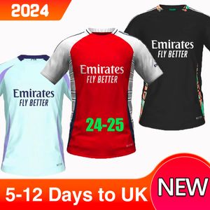 24 25 Soccer Jerseys Saka G. Jesus Rice Odegaard Havertz Gunners Martinelli Smith Rowe Thomas Nketiah Zinchenko Saliba Trossard voetbalhirt