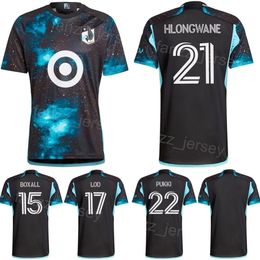 24-25 Voetbal Minnesota United FC 25 Alejandro Bran Jerseys 22 Teemu Pukki Bongokuhle Hlongwane Tani Oluwaseyi Hassani Dotson Emanuel Reynoso Voetbalshirttenues