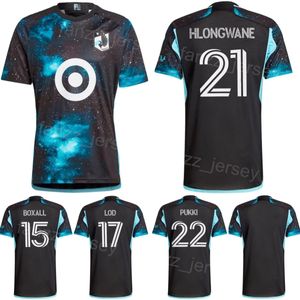 24-25 Football Minnesota United FC 25 Alejandro Bran Maillots 22 Teemu Pukki Bongokuhle Hlongwane Tani Oluwaseyi Hassani Dotson Emanuel Reynoso Kits de maillots de football