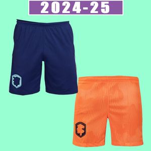 24 25 Soccer Shorts de Jong Holland 2024 2025 de ligt wijnaldum Klaassen dumfries voetbalbroek BergiJn Virgil Mens Jersey Kit Fans Versie Volwassen mannen