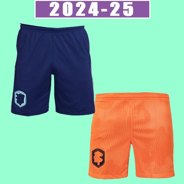 24 25 Shorts de football de Jong Holland 2024 2025 de Ligt Wijnaldum Klaassen Dumfries Pants de football Bergwijn Virgil Mensy Kit Kit Version Version Adult Men Adult